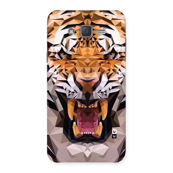 Tiger Abstract Art Back Case for Galaxy J7