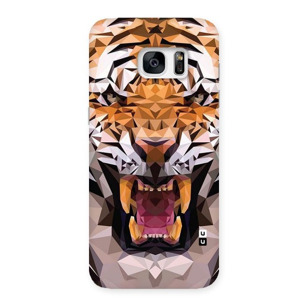 Tiger Abstract Art Back Case for Galaxy S7 Edge
