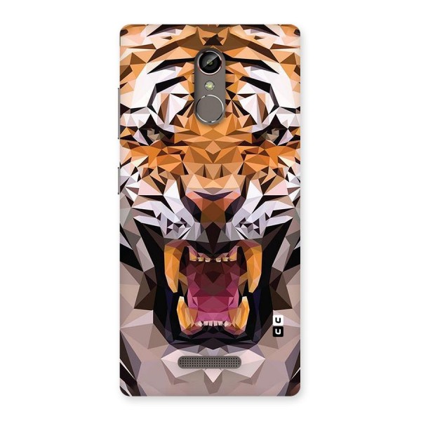 Tiger Abstract Art Back Case for Gionee S6s