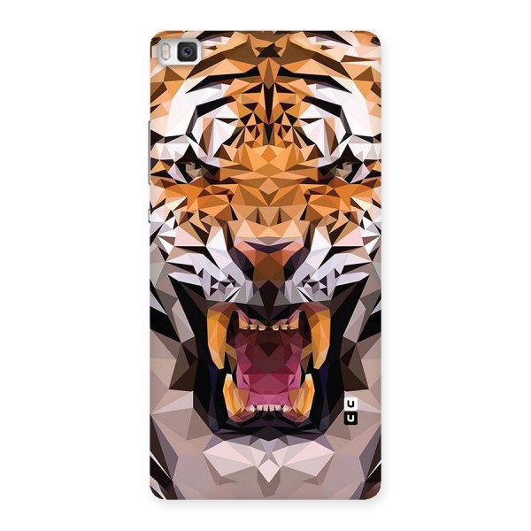 Tiger Abstract Art Back Case for Huawei P8