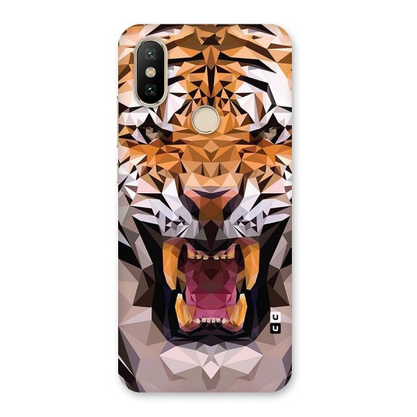 Tiger Abstract Art Back Case for Mi A2
