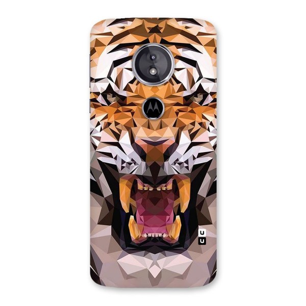 Tiger Abstract Art Back Case for Moto E5