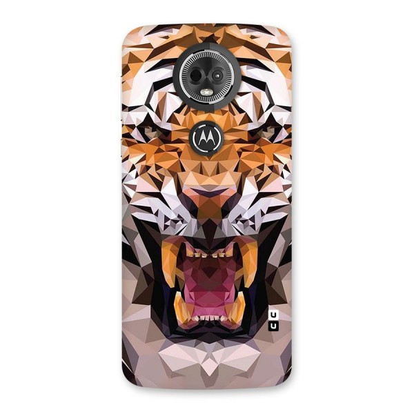 Tiger Abstract Art Back Case for Moto E5 Plus