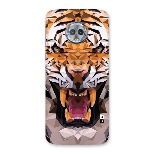 Tiger Abstract Art Back Case for Moto G6