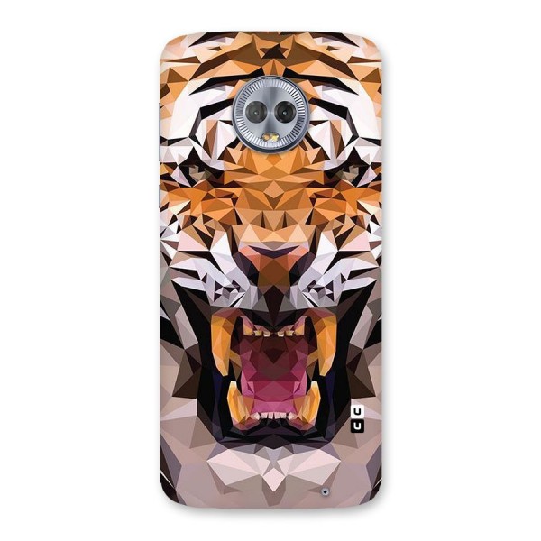 Tiger Abstract Art Back Case for Moto G6 Plus