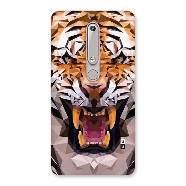 Tiger Abstract Art Back Case for Nokia 6.1