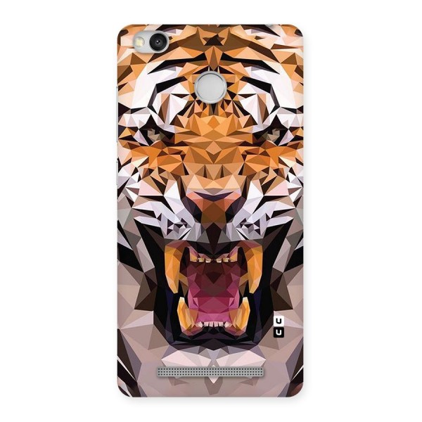 Tiger Abstract Art Back Case for Redmi 3S Prime