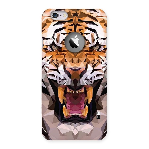 Tiger Abstract Art Back Case for iPhone 6 Logo Cut