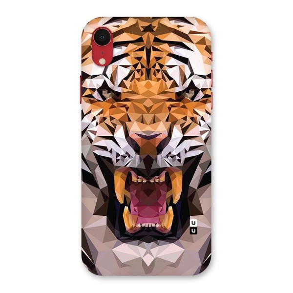 Tiger Abstract Art Back Case for iPhone XR