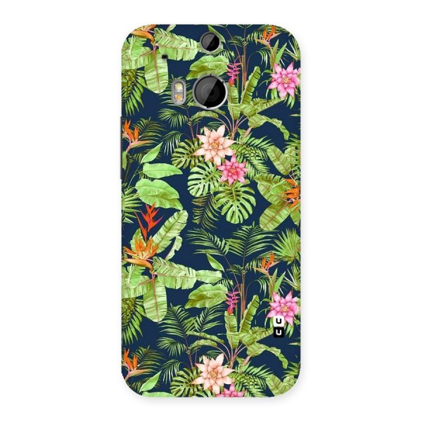 Tiny Flower Leaves Back Case for HTC One M8