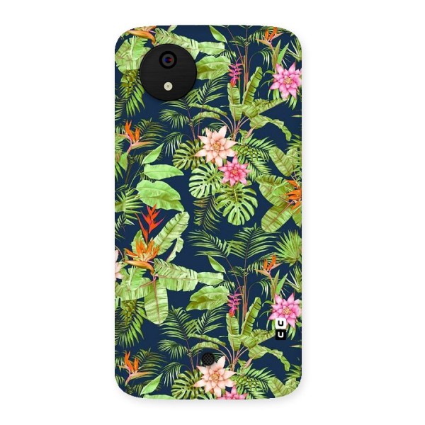 Tiny Flower Leaves Back Case for Micromax Canvas A1