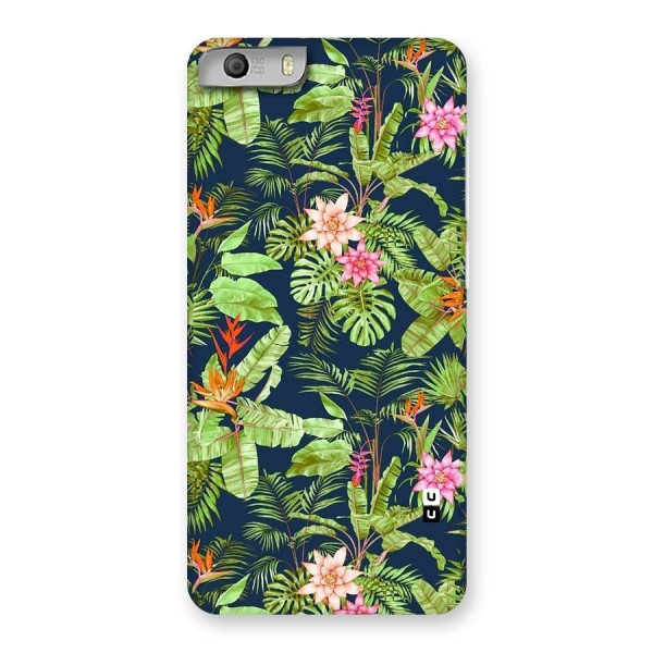 Tiny Flower Leaves Back Case for Micromax Canvas Knight 2