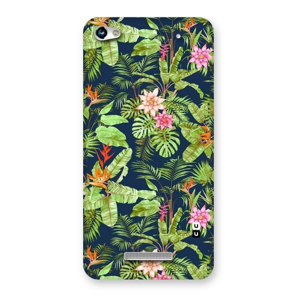 Tiny Flower Leaves Back Case for Micromax Hue 2