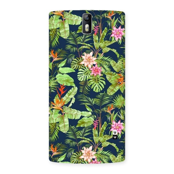 Tiny Flower Leaves Back Case for One Plus One