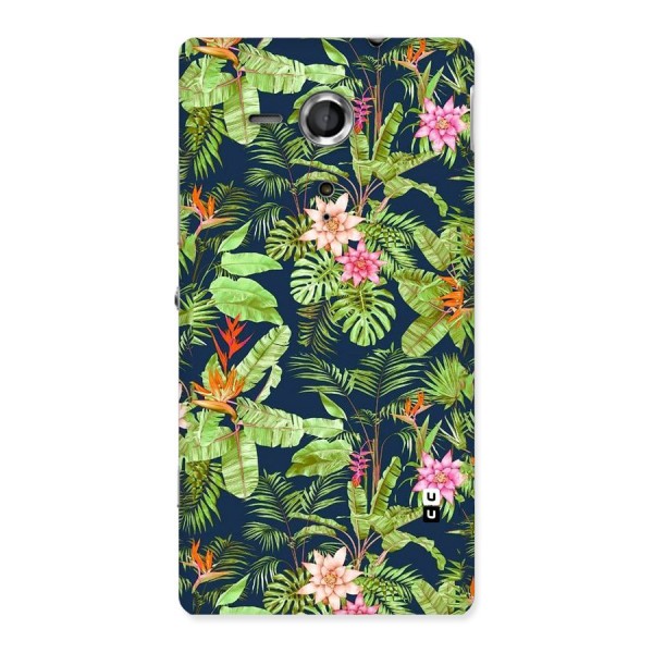 Tiny Flower Leaves Back Case for Sony Xperia SP