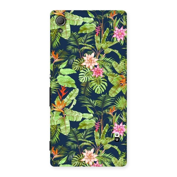Tiny Flower Leaves Back Case for Xperia Z4