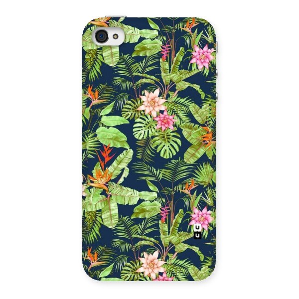 Tiny Flower Leaves Back Case for iPhone 4 4s