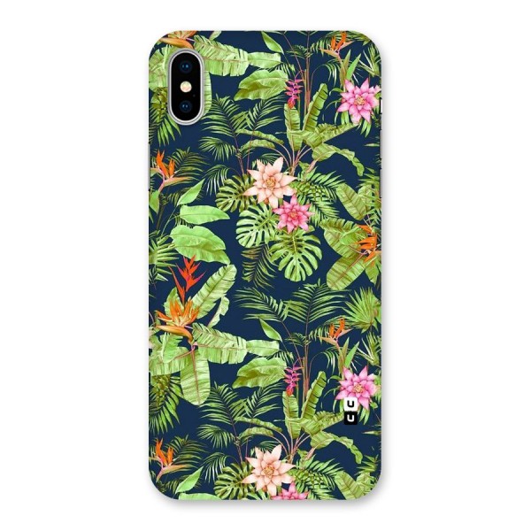 Tiny Flower Leaves Back Case for iPhone X
