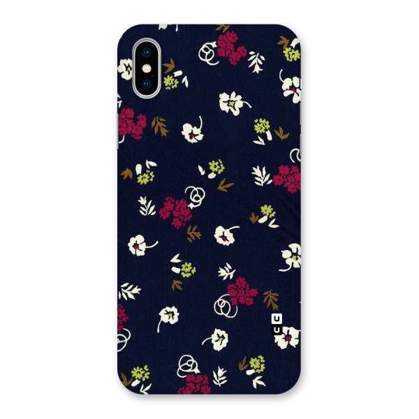 Tiny Flowers Back Case for iPhone X