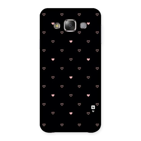 Tiny Little Pink Pattern Back Case for Galaxy E7