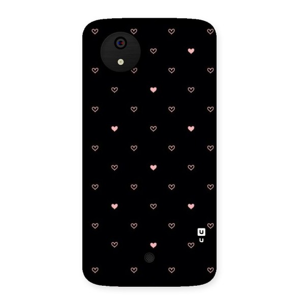 Tiny Little Pink Pattern Back Case for Micromax Canvas A1