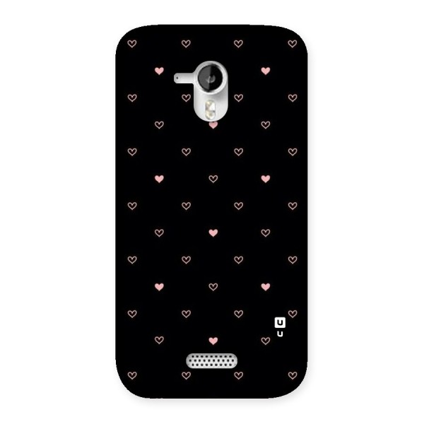 Tiny Little Pink Pattern Back Case for Micromax Canvas HD A116