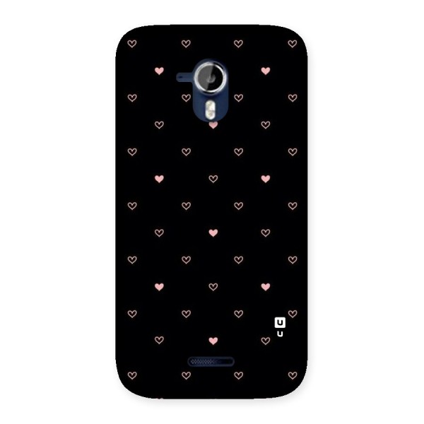 Tiny Little Pink Pattern Back Case for Micromax Canvas Magnus A117