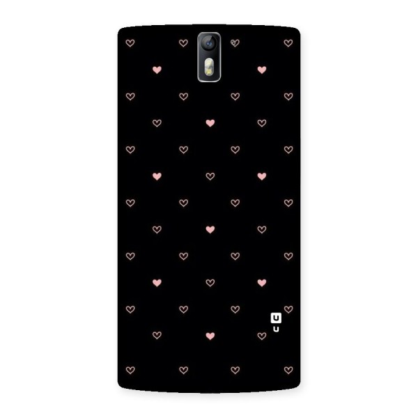 Tiny Little Pink Pattern Back Case for One Plus One