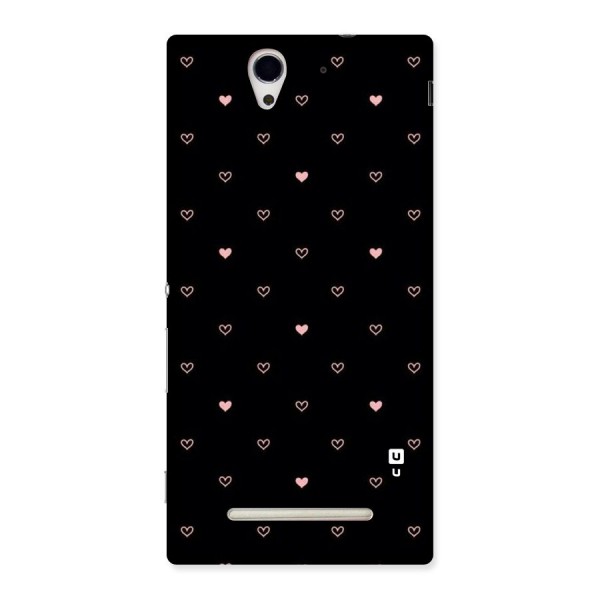 Tiny Little Pink Pattern Back Case for Sony Xperia C3