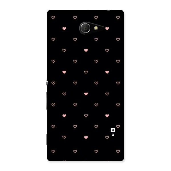Tiny Little Pink Pattern Back Case for Sony Xperia M2