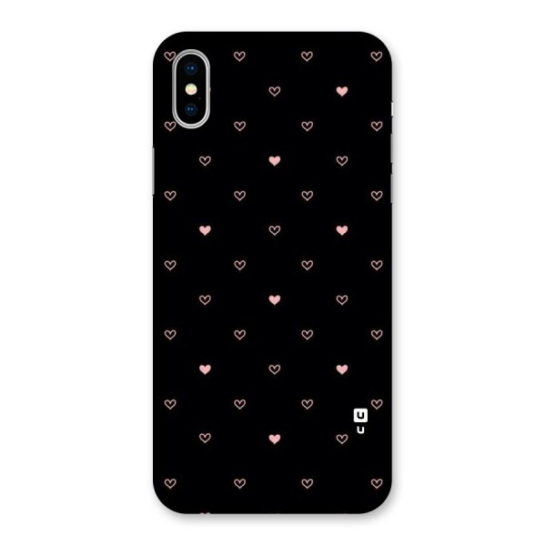 Tiny Little Pink Pattern Back Case for iPhone X