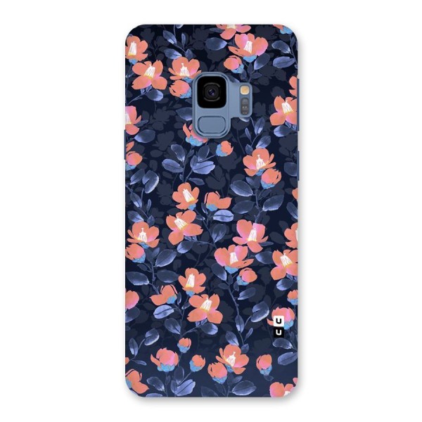 Tiny Peach Flowers Back Case for Galaxy S9