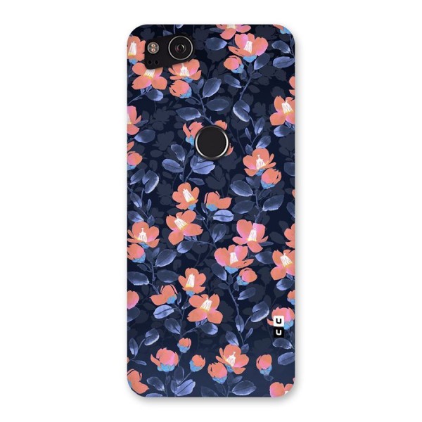 Tiny Peach Flowers Back Case for Google Pixel 2