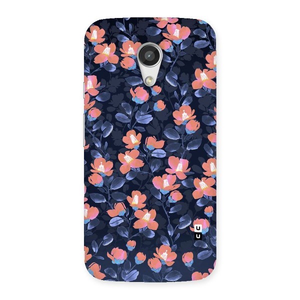 Tiny Peach Flowers Back Case for Moto G 2nd Gen