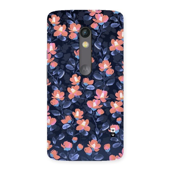 Tiny Peach Flowers Back Case for Moto X Play