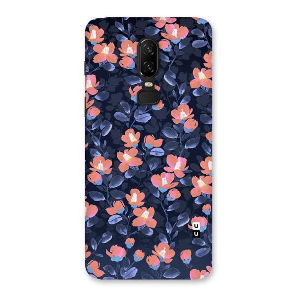 Tiny Peach Flowers Back Case for OnePlus 6