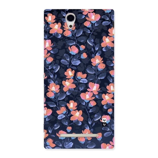 Tiny Peach Flowers Back Case for Sony Xperia C3