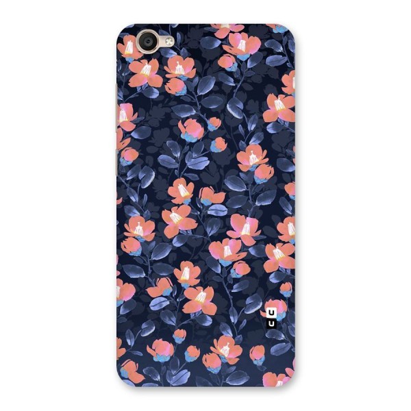 Tiny Peach Flowers Back Case for Vivo Y55s
