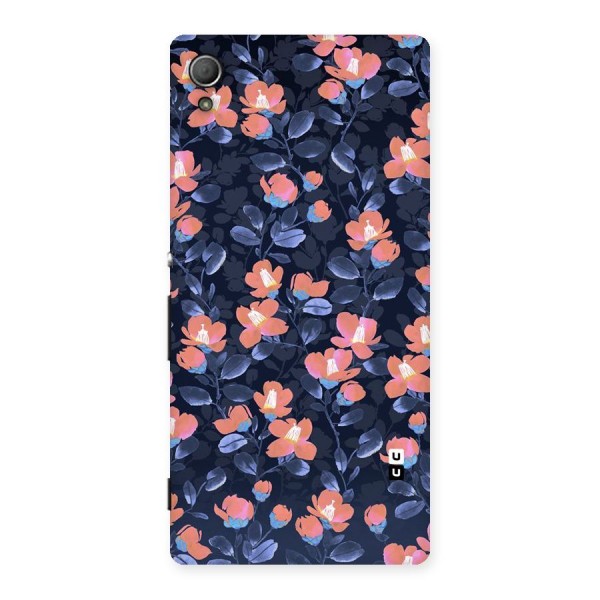 Tiny Peach Flowers Back Case for Xperia Z4