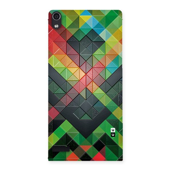 Too Much Colors Pattern Back Case for Ascend P6