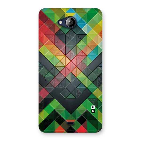 Too Much Colors Pattern Back Case for Canvas Play Q355