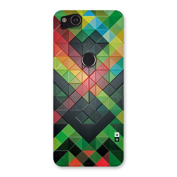 Too Much Colors Pattern Back Case for Google Pixel 2