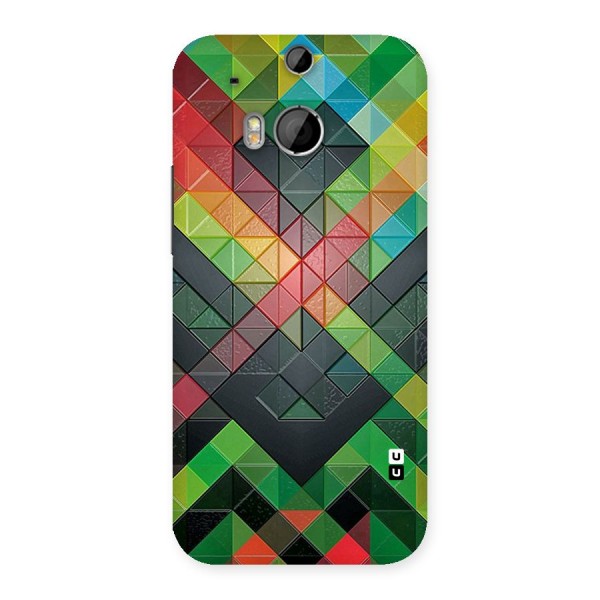 Too Much Colors Pattern Back Case for HTC One M8