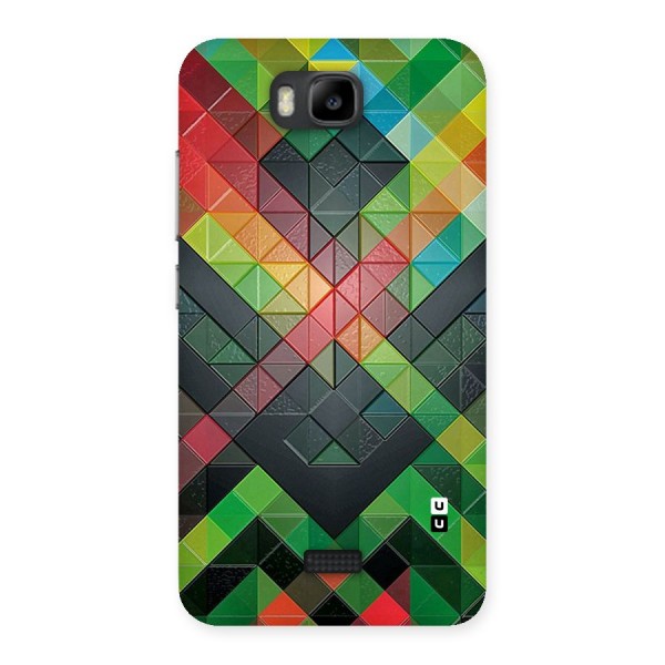 Too Much Colors Pattern Back Case for Honor Bee