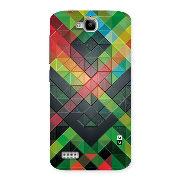 Too Much Colors Pattern Back Case for Honor Holly