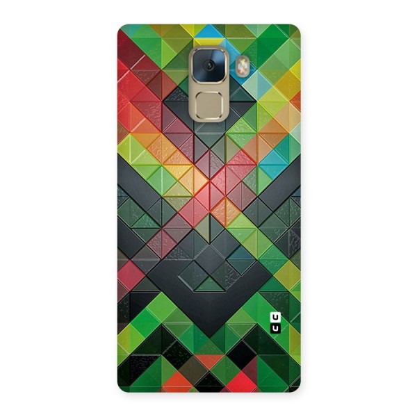 Too Much Colors Pattern Back Case for Huawei Honor 7