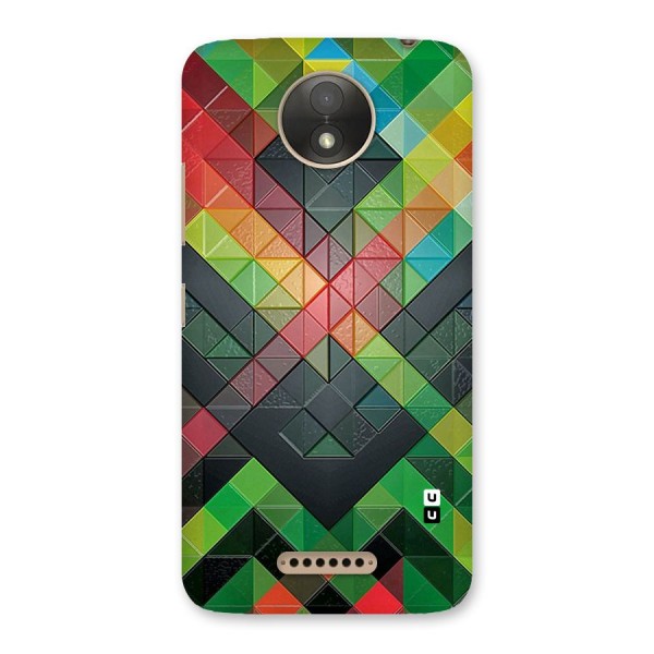 Too Much Colors Pattern Back Case for Moto C Plus