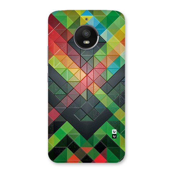 Too Much Colors Pattern Back Case for Moto E4 Plus
