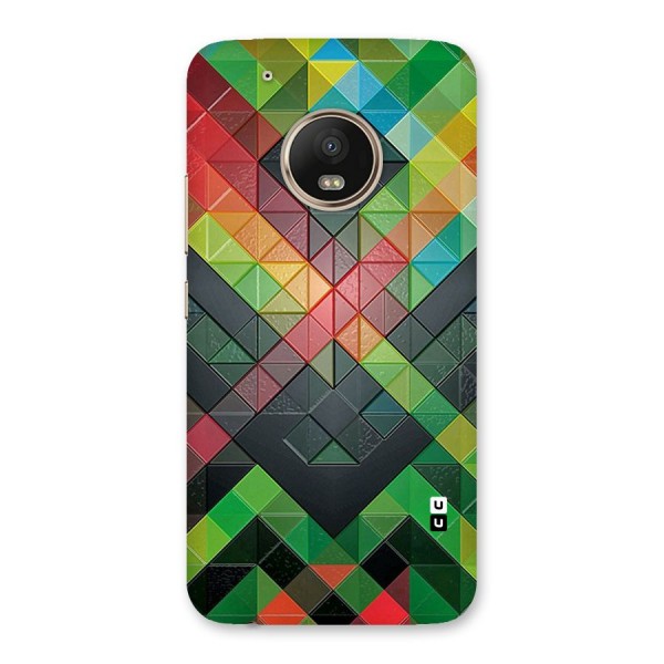 Too Much Colors Pattern Back Case for Moto G5 Plus