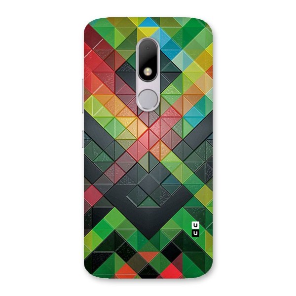 Too Much Colors Pattern Back Case for Moto M